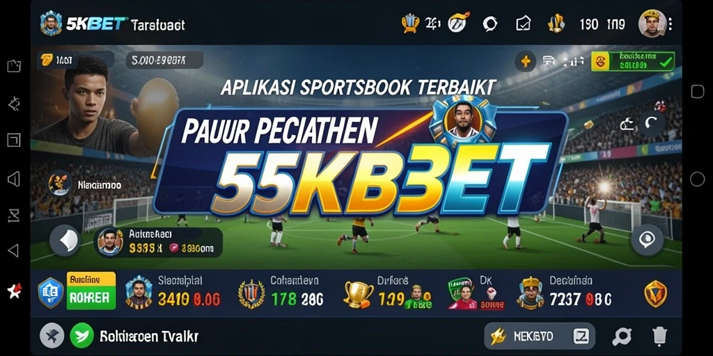 Screenshot 55KBET menunjukkan pengalaman taruhan yang seru dan interaktif.