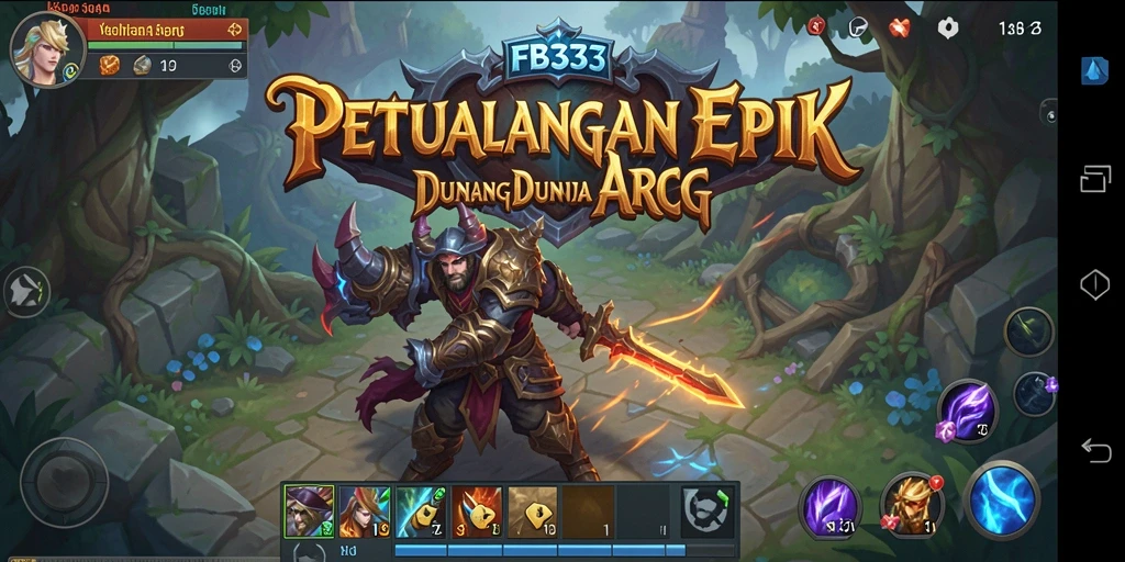 Screenshot menunjukkan gameplay ARPG yang intens dan mendebarkan.