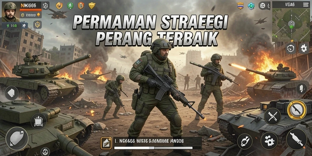 Tampilan gameplay menarik dari NK666 yang penuh strategi.