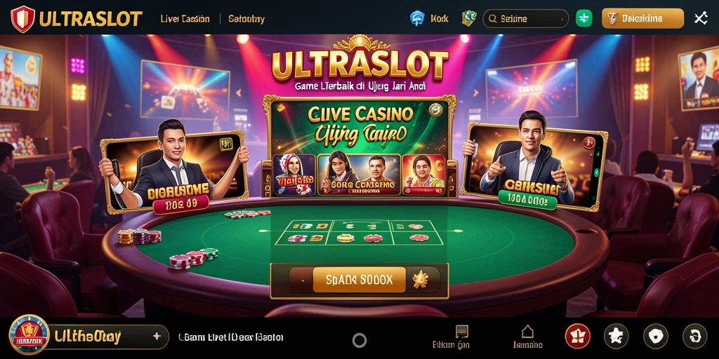 Tampilan gameplay yang menarik dan interaktif di ULTRASLOT.