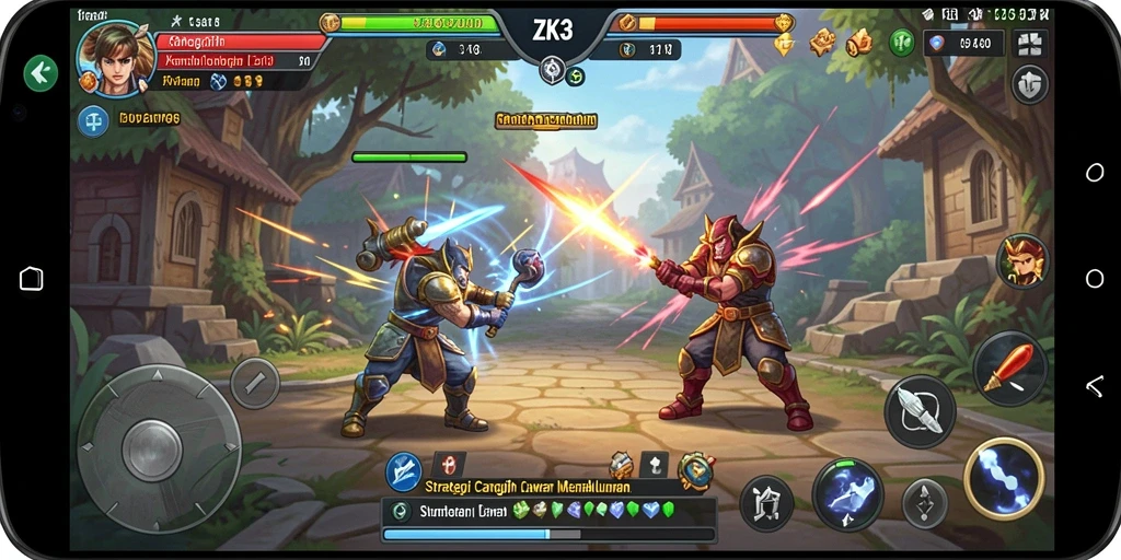 Tampilan gameplay ZK3 yang menarik dan penuh strategi.