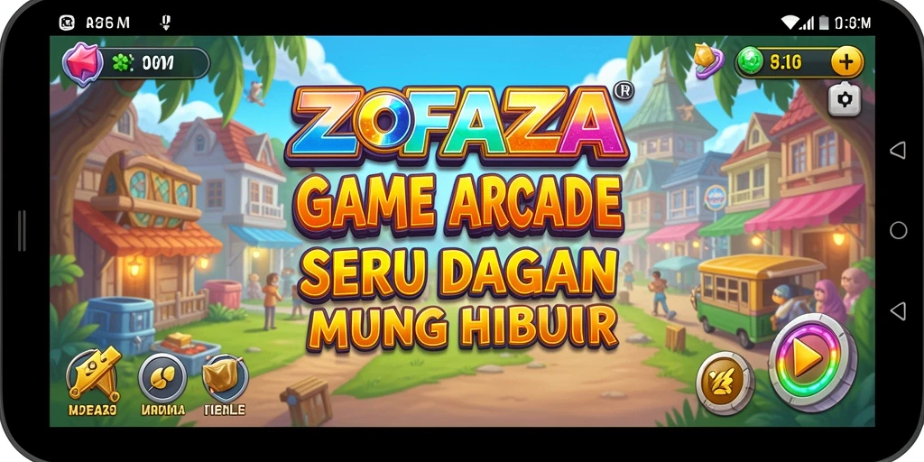 Screenshot ZOFAZA menampilkan aksi gameplay seru dalam dunia Arcade.