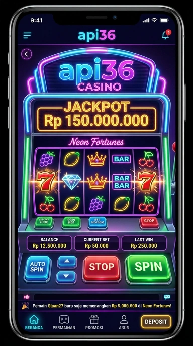 Pengguna menikmati koleksi aplikasi di api36.